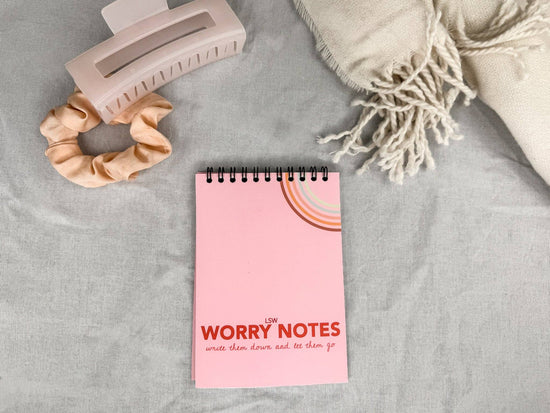 Worry Notes: Notebook for kids' worries, thoughts & feelings