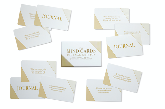 Mind Cards: Journal Edition - Self Care, Wellbeing Gift